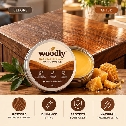Beeswax Wood Polish - Restore & Shine