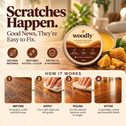 Beeswax Wood Polish - Restore & Shine