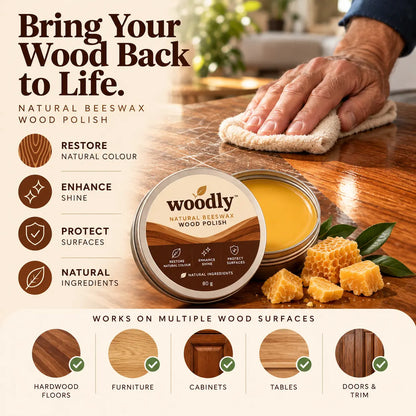 Beeswax Wood Polish - Restore & Shine