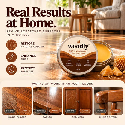 Beeswax Wood Polish - Restore & Shine